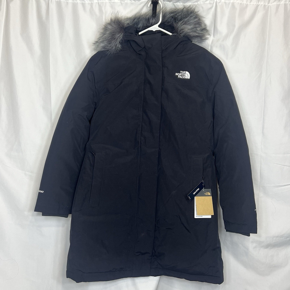 The North Face Women's Arctic Parka Coat 600 Down Fill Black 2X Waterproof